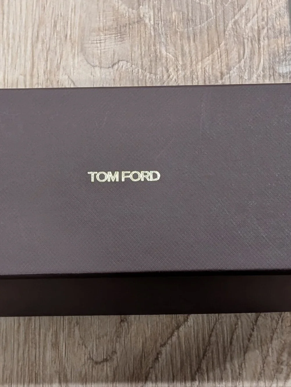 $630 Mens Authentic TOM FORD 57mm Square Sunglasses Rose Gold/Smoke